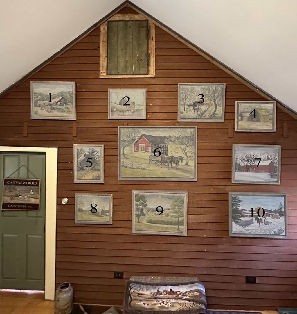 Old Barns Paintings available at Canvasworks Gallery